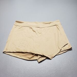 3/$15 eye candy tan skort women's plus size 1X